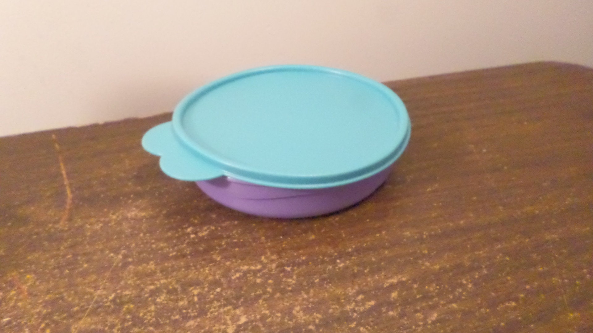 Vintage Divided Tupperware Container 5 Sections With Lid 
