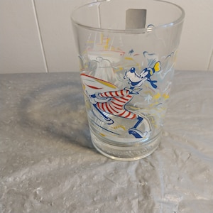 2 Vintage McDonalds Disney Glasses, Mickey & Goofy Glasses