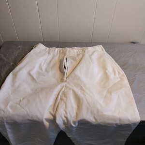 80s US Military Navy Womans White Navy Uniform Dress Slacks Pants Peckman Military Uniform