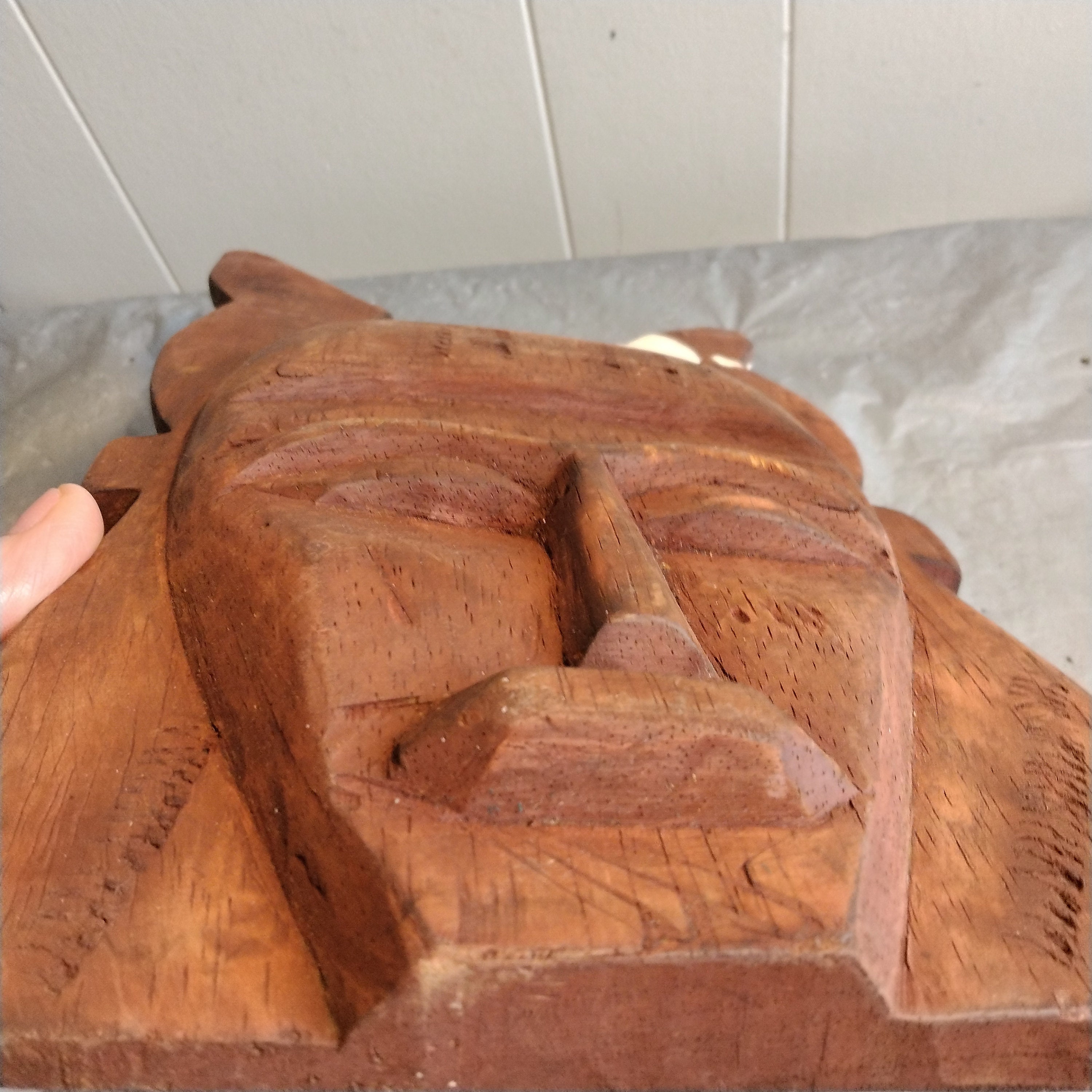 13インチ ヴィンテージ 木彫り 部族マスク - Etsy 日本