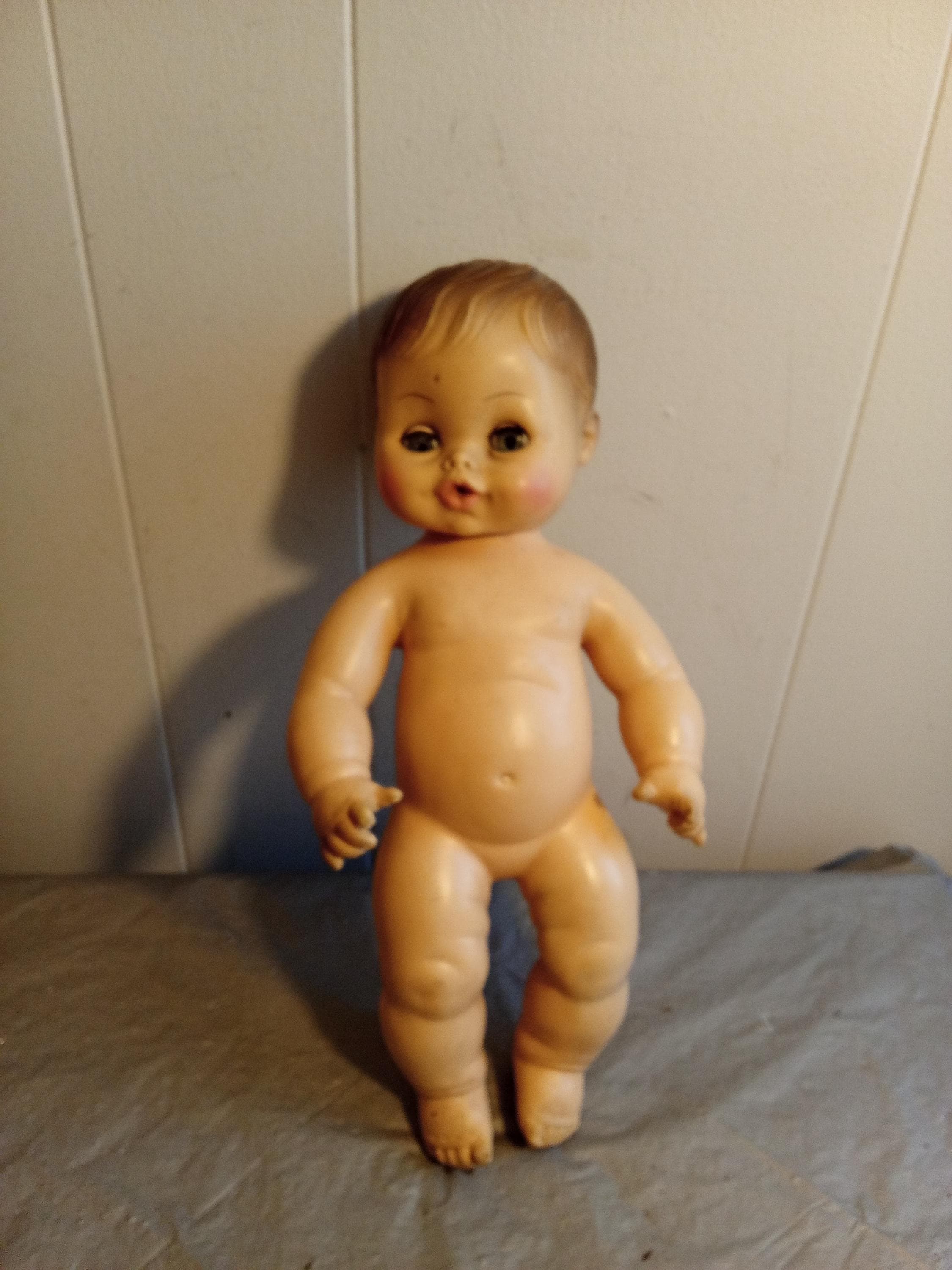 Poup�e Ancienne Cindy Horsman 1930/40 - 40 Cm Avec Tenue Et Patins D'origine