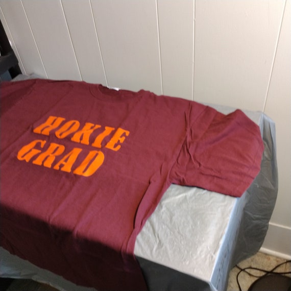 Vintage Virginia Tech T Shirt, Hokie Grad - image 3