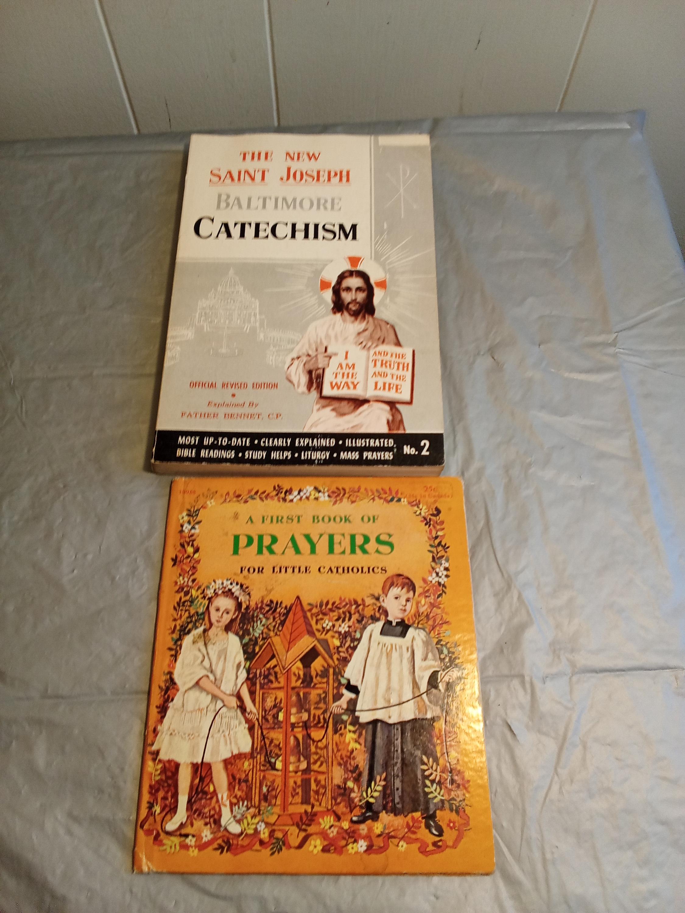 Childrens Prayer Book 1960s First Book of Prayer & Saint Joseph ...