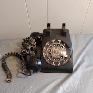 Vintage Bell System Rotary Telephone Landline, Read Description