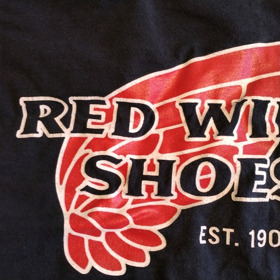 Vintage FOTL Red Wings Shoes T Shirt XXL - image 6