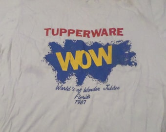 Vintage 1987 Tupperware WOW Florida Jubilee T Shirt