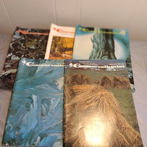 5 1970s Conservationist Magazines
