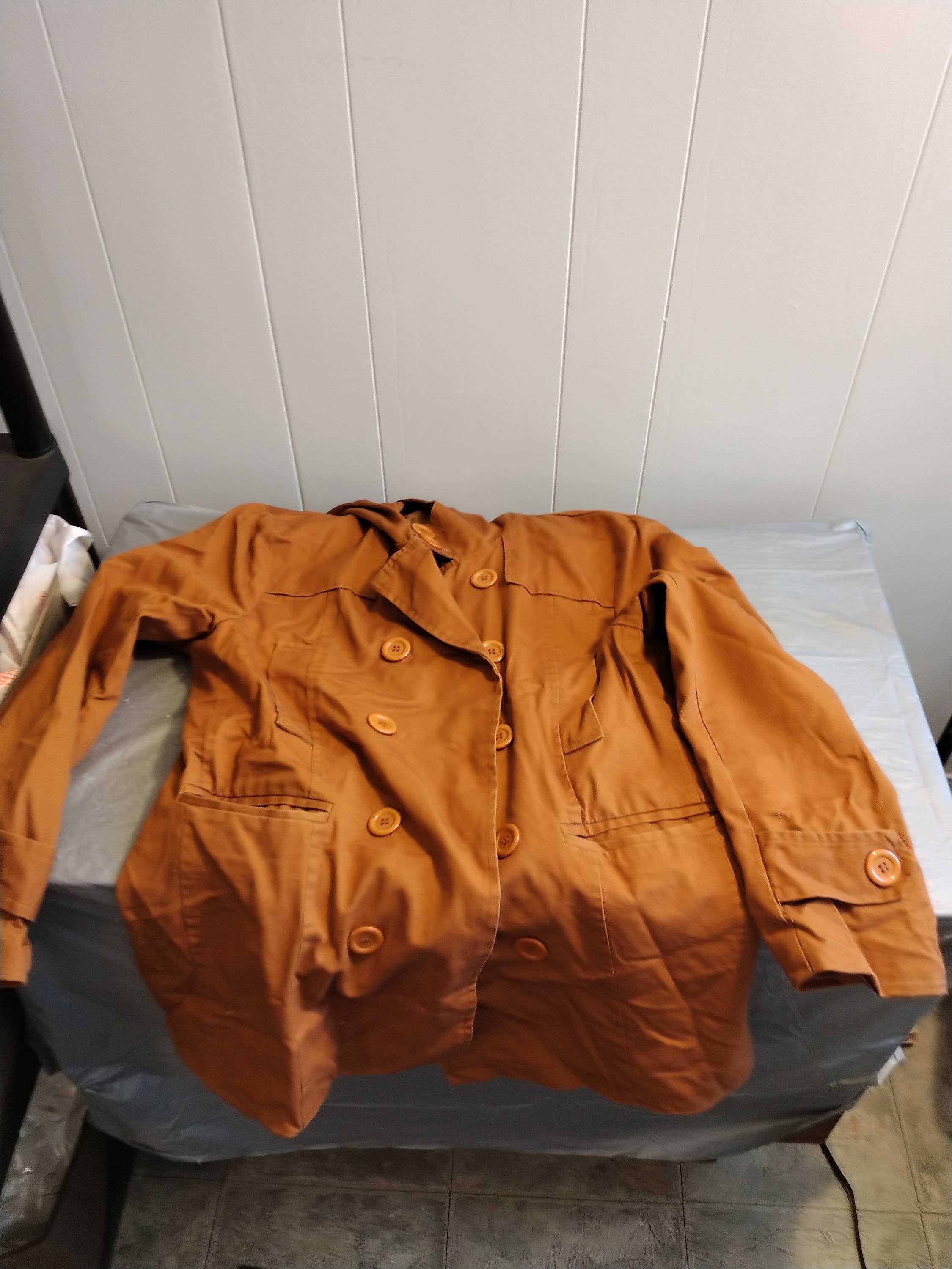 Aowofs top trench coat