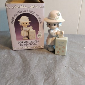 1989 Members Only Vintage Enesco Precious Moments Figurine PM-891, You Will Always Be My Choice