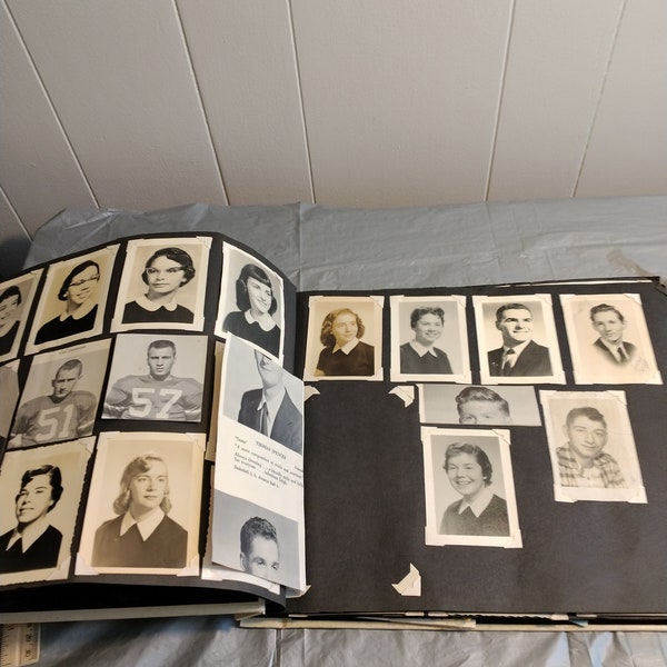 2 Vintage Family Photo Albums, B/W Pictures, Family Pictures