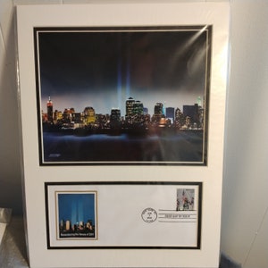9-11 ヒーローズ USA 2001 ファーストクラス切手 写真付き 発行初日 USPS