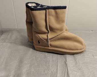 Polo Tan Kids Ankle Boots 8"
