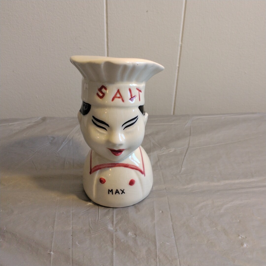 Vintage Asian Max Salt Shaker, Chef Salt Shaker Etsy