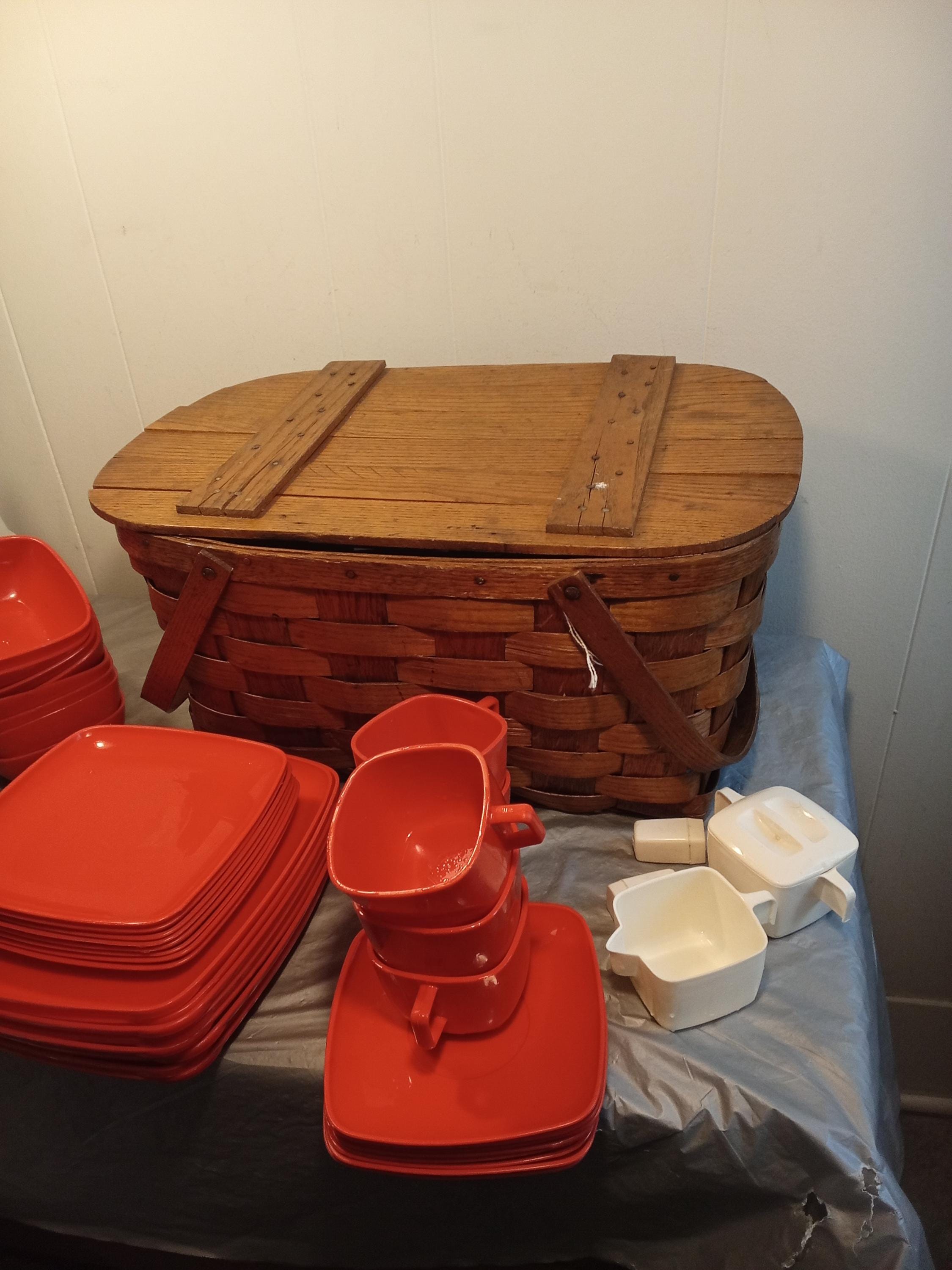 Wov N Wood Picnic Basket - Etsy