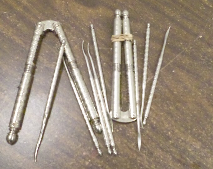 2 Vintage H.M. Quackenbush Nutcracker & Picks Set Etsy