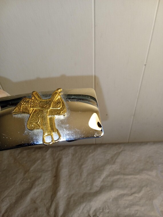 Western Horse Saddle Belt Buckle