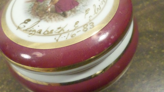Vintage Covered Dresser Jar, Empress by Haruta Vi… - image 4