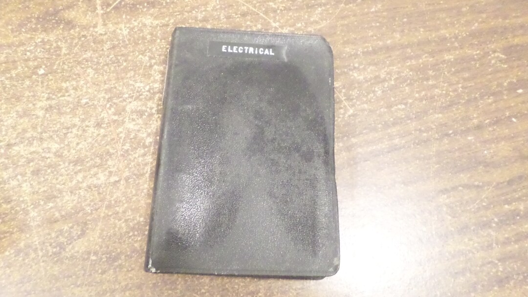 1940s Electrical Notebook, B&P Empire Memo No S 130 7/8 Address Book ...