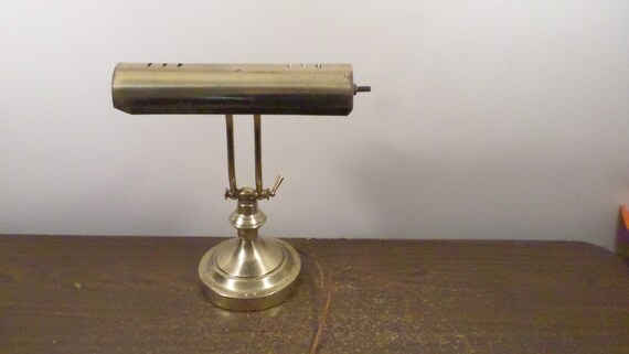 Vintage Metal Desk Lamp Library Lamp Etsy Australia