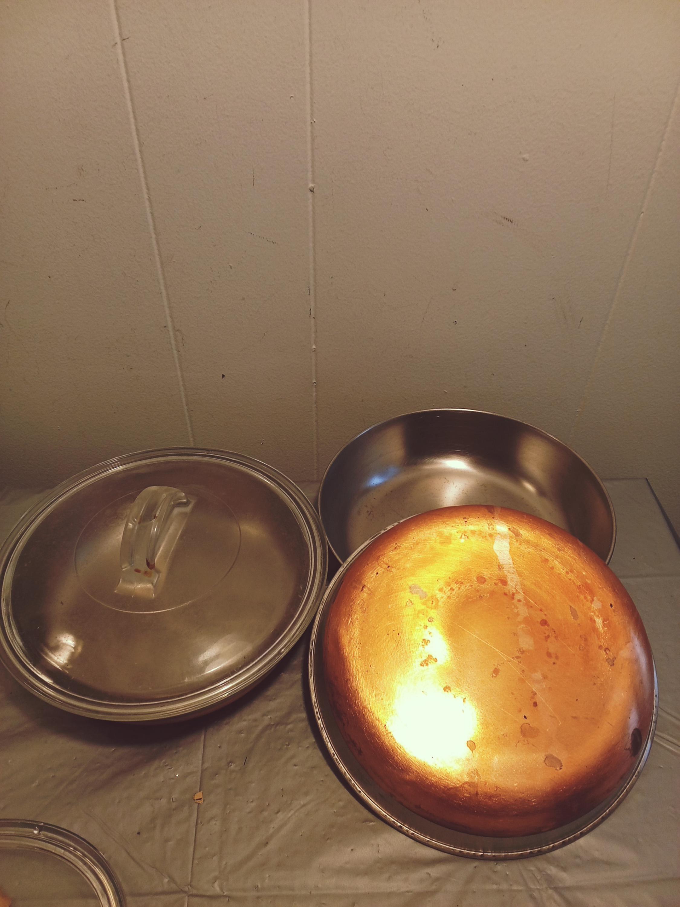 銅底鍋 3個 取っ手なし ソースパン ガラス蓋付き - Etsy 日本
