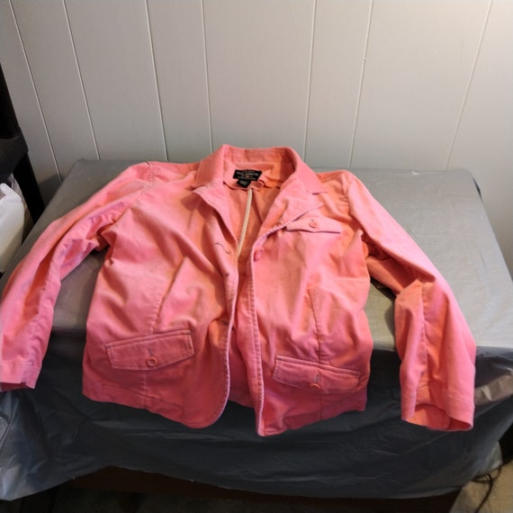 Ralph Lauren Polo Pink Womens Jacket XL, Crop Jac… - image 2