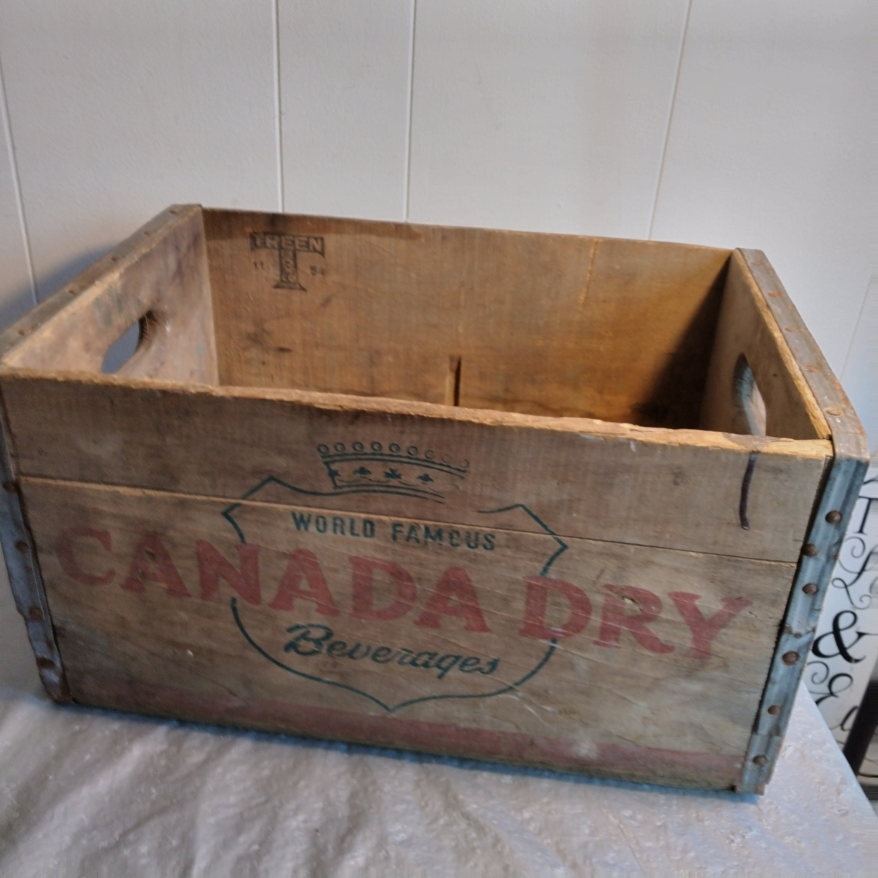 カナダ ドライ ヴィンテージ木箱 貴重品！カナダドライ木箱 アメリカ