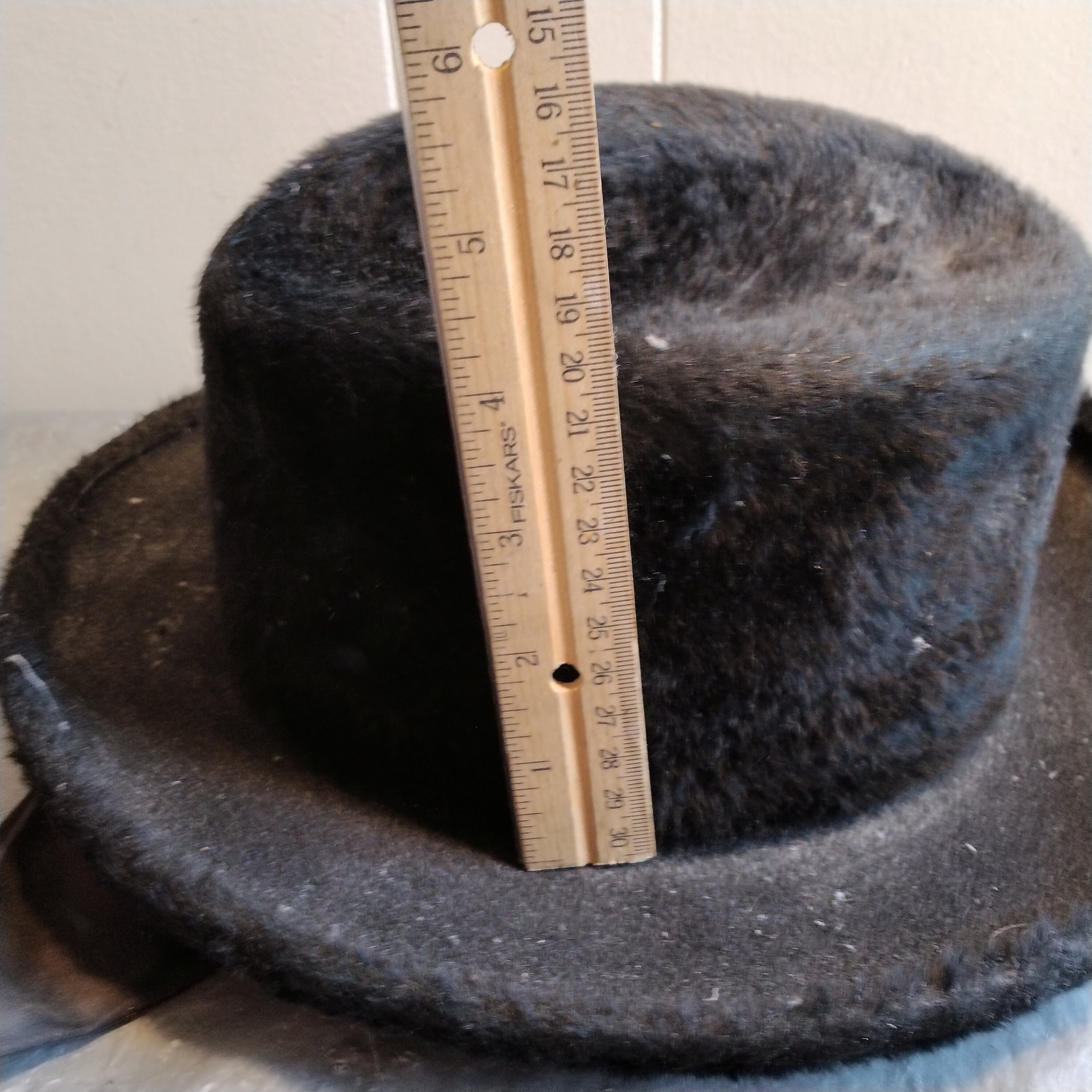 Vintage Black Faux Fur Duchess Women