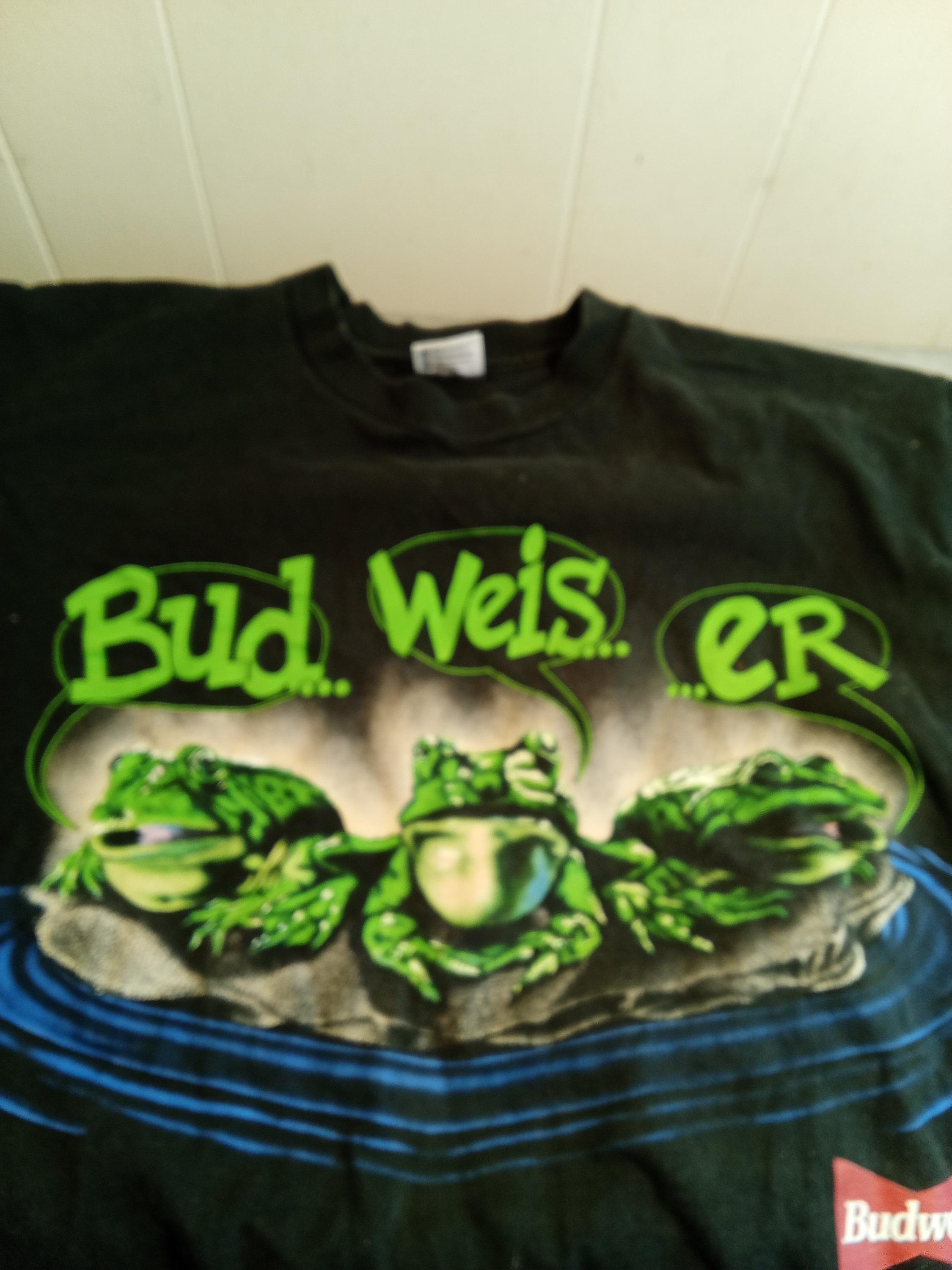 Budweiser Frog Tshirt - Etsy