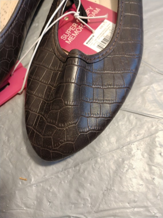 NOS Womens SO Shoes Brown Flats Ballerina Shoes 91 2 Etsy UK