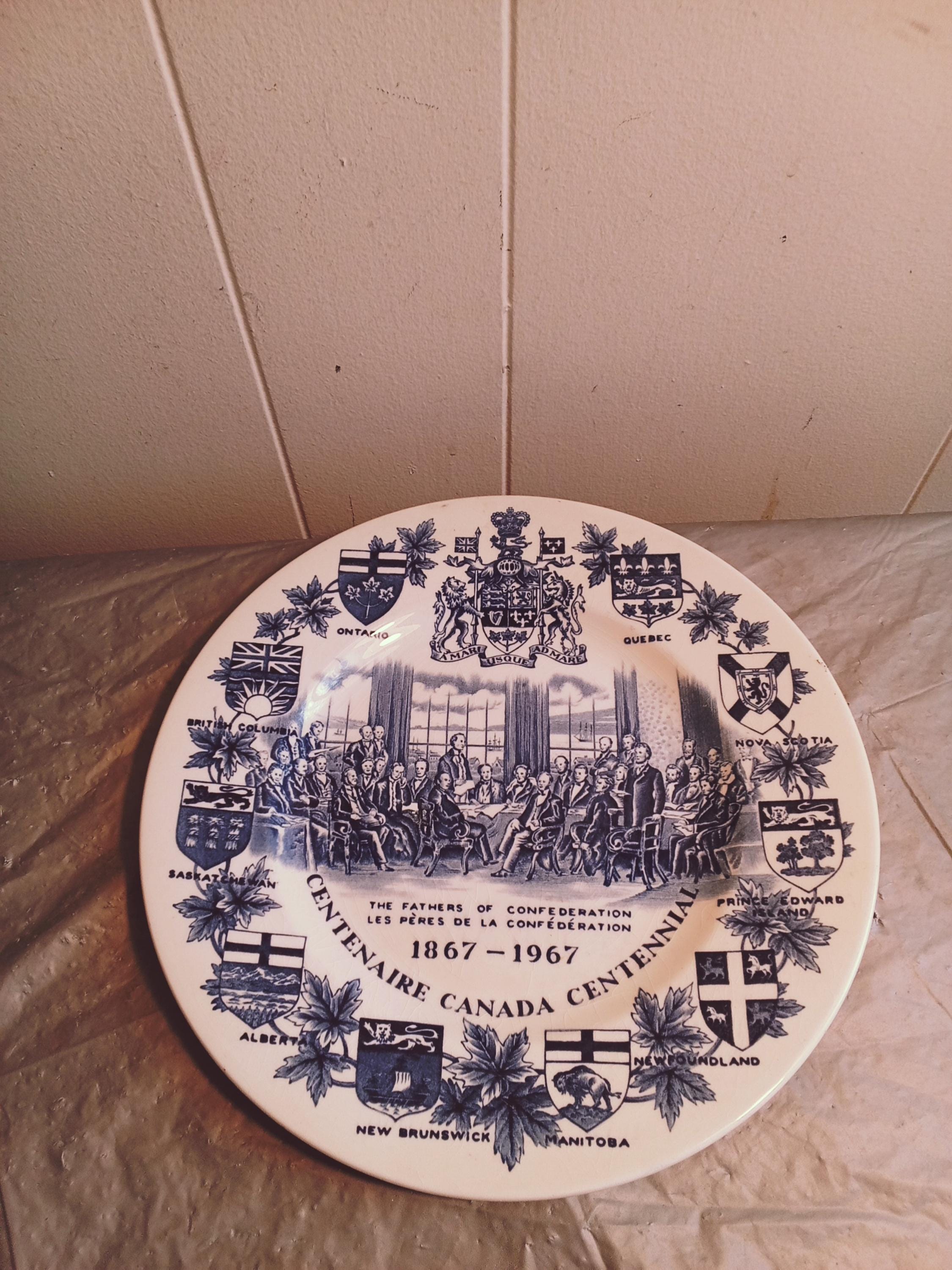 1867 1967 Plate - Etsy