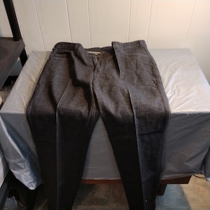NOS Vintage Power Blues Black Jeans 38x32 Straight Leg Regular Fit Jeans