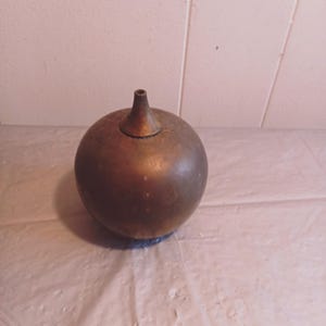 Lámpara de aceite de latón vintage