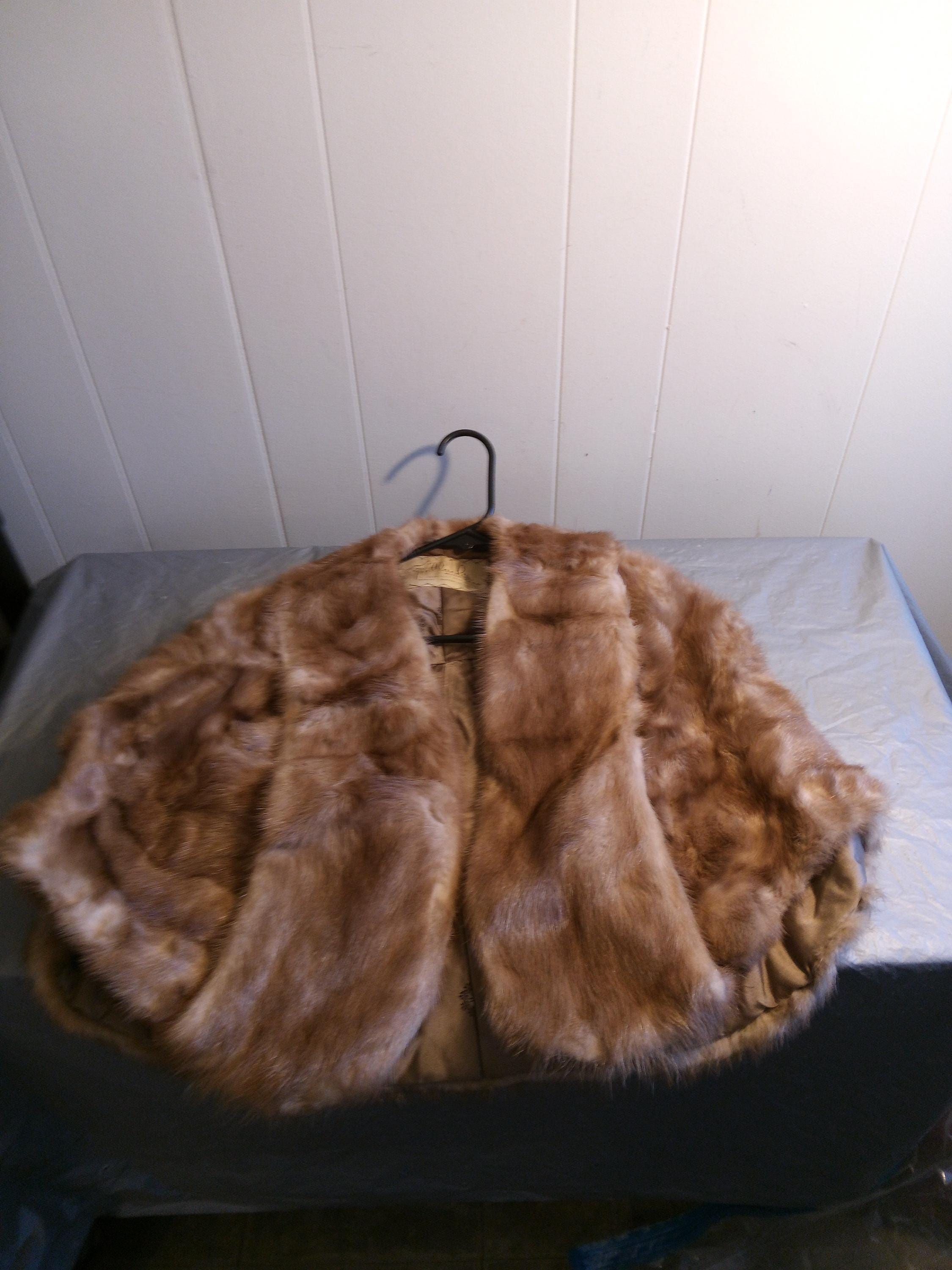 ヴィンテージ ポラック ミンク ファーム ミンク ストール、ブラウン