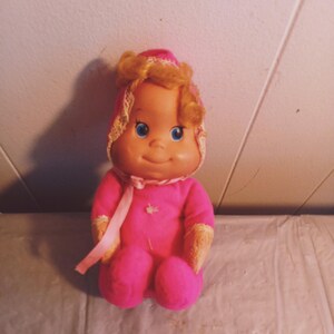 70s Mattel Itsy Bitsy Baby Beans Doll - Etsy