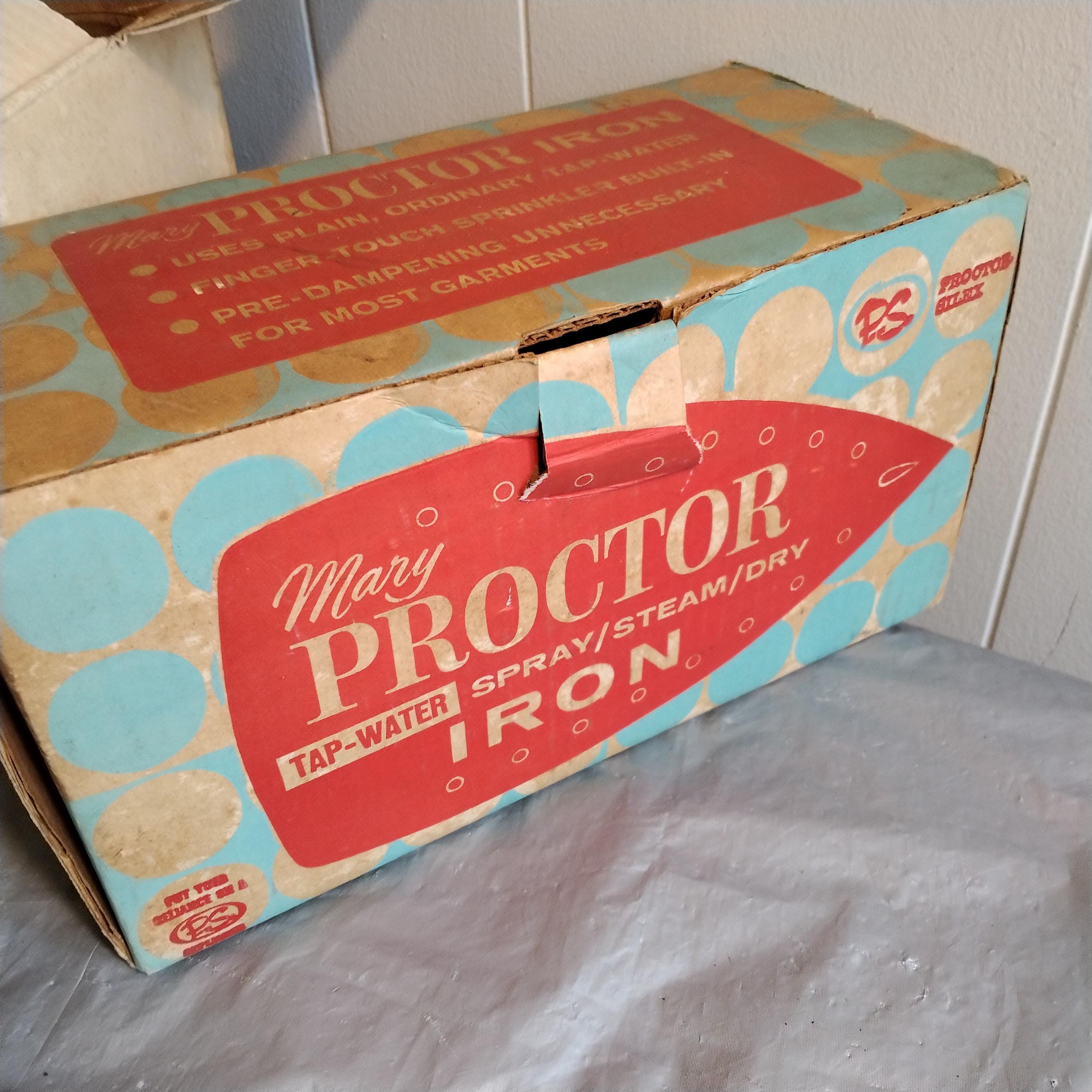 Vintage Iron, Proctor Silex Mary Proctor Iron, Parts or Repair - Etsy