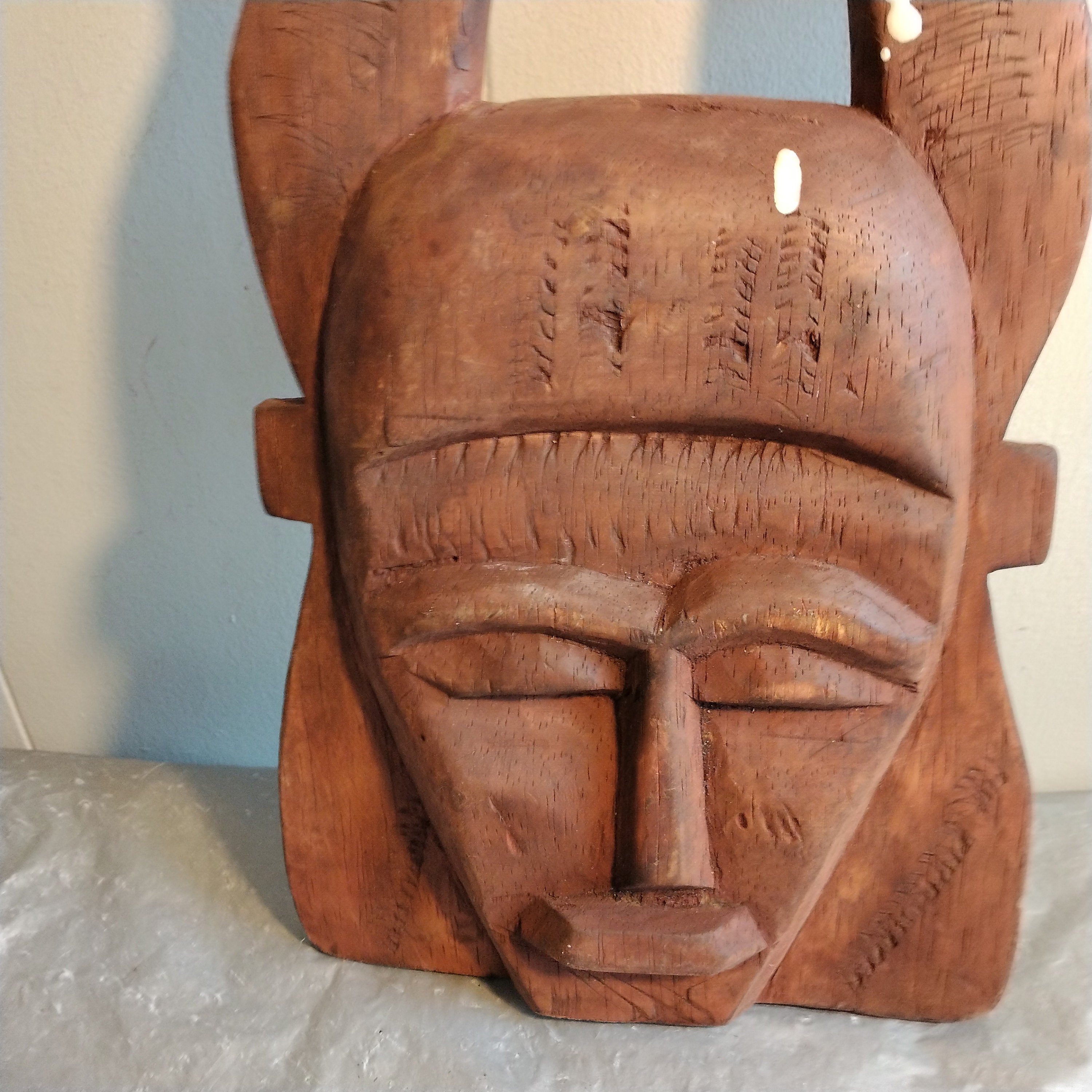 13インチ ヴィンテージ 木彫り 部族マスク - Etsy 日本