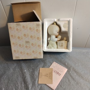1988 Vintage Enesco Precious Moments Figurine C-0009, Always Room for One More