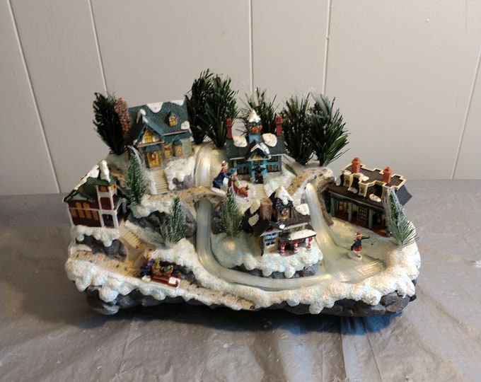 Avon Fiber Optic Christmas Village 