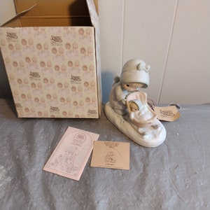 1982 Vintage Enesco Precious Moments Figurine 109983, January