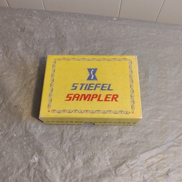 Vintage Stiefel Sampler Box