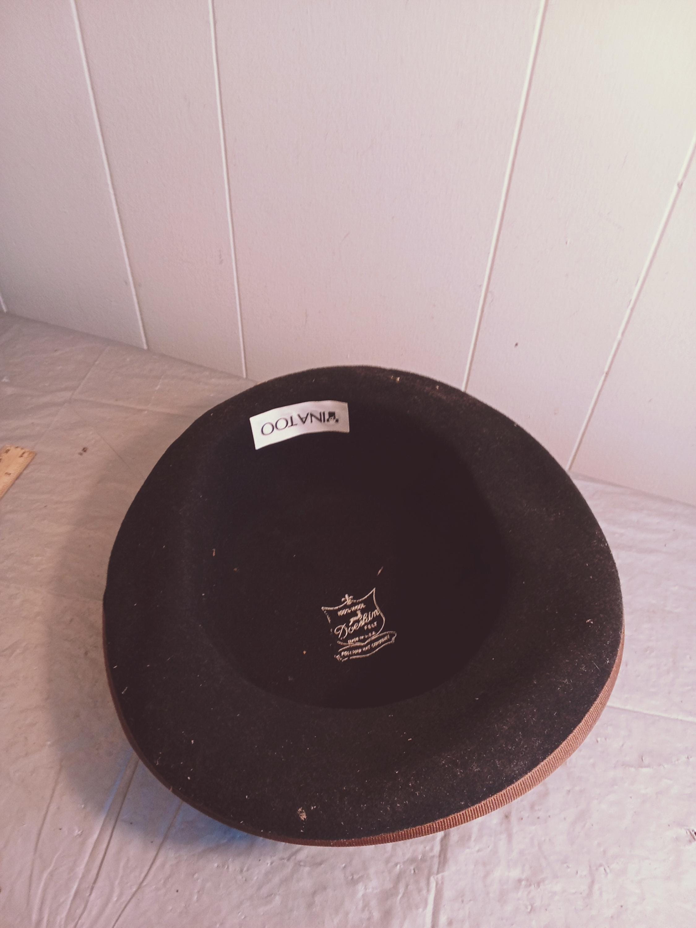 Vintage Doeskin Felt Wool Hat Pollman Hat Company - Etsy