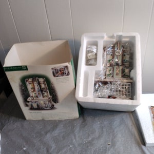Dept 56 Clark Street Automat Light Up Village House,  Christmas in the City Series