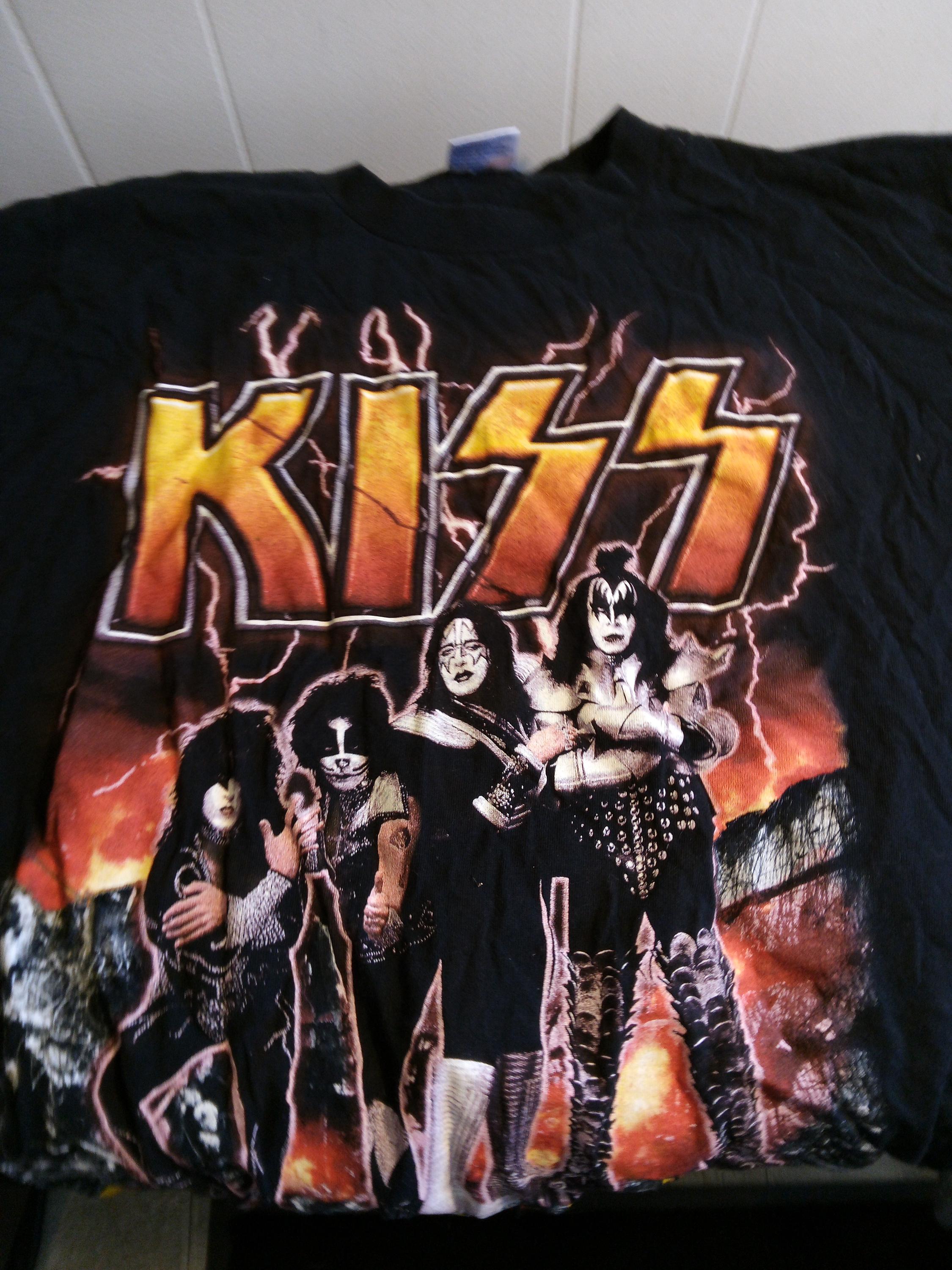 KISS Vintage 2001 T Shirt Farewell Tour Australia Sz XL Y2k