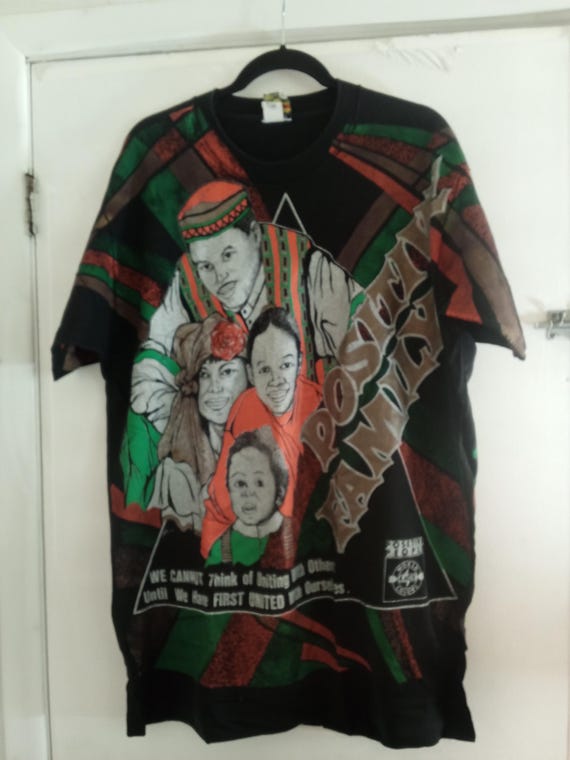 Vintage 90s Kacy World Colors Positive Family T Shirt XL