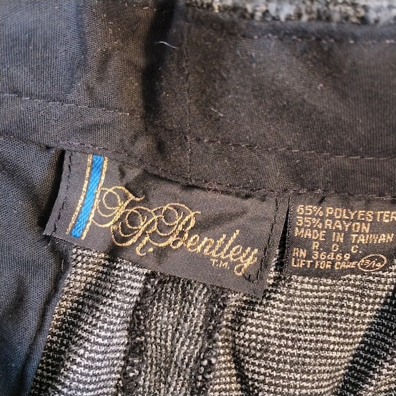Vintage Bentley Black Pants, Womans Dress Pants 1… - image 5