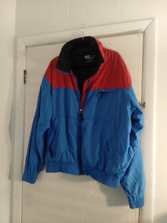 Polo Hi Tech Ralph Lauren Men's Jacket, Blue With Red Zip Front
