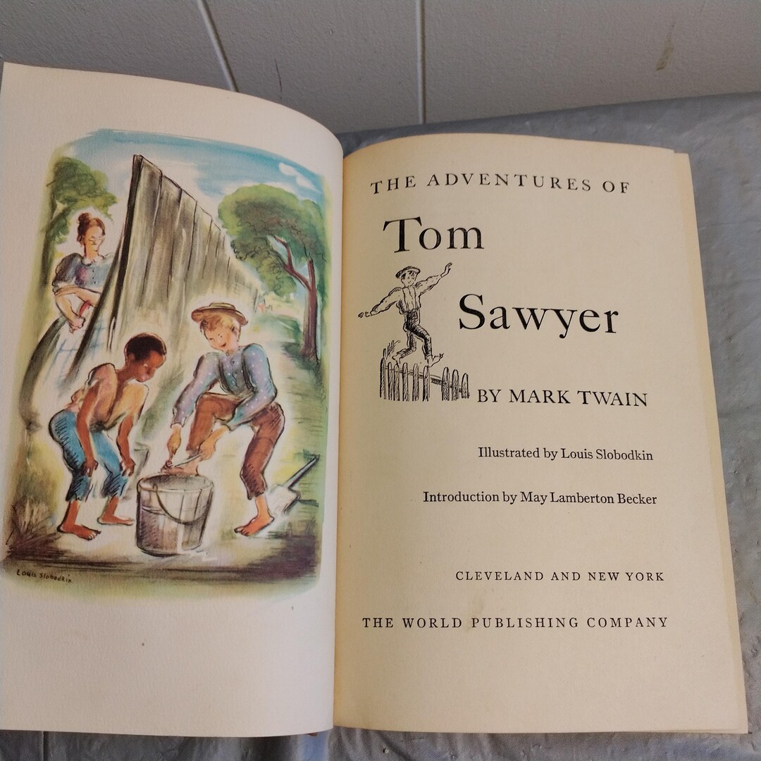 1946 the Adventures of Tom Sawyer by Mark Twain, Read Description - Etsy
