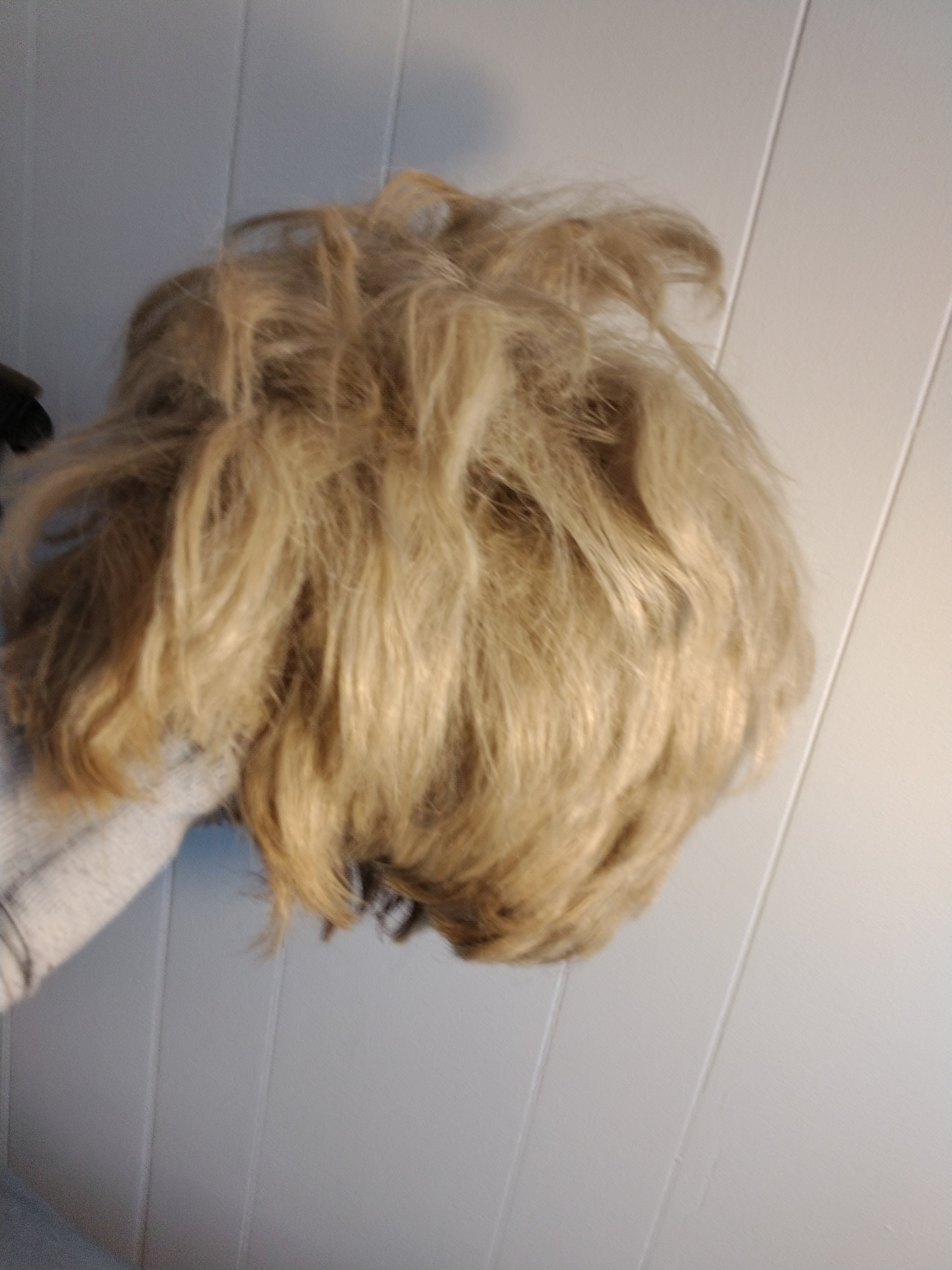 Vintage Made Korea Full Head Wig, Blonde Wig