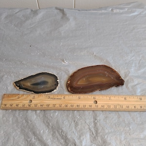 2 Crystals, Smooth Polished Crystals, Display Specimen