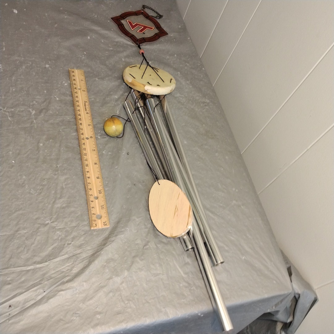 Vintage VT 30 Wind Chime, Aluminum Tube Wind Chime Etsy